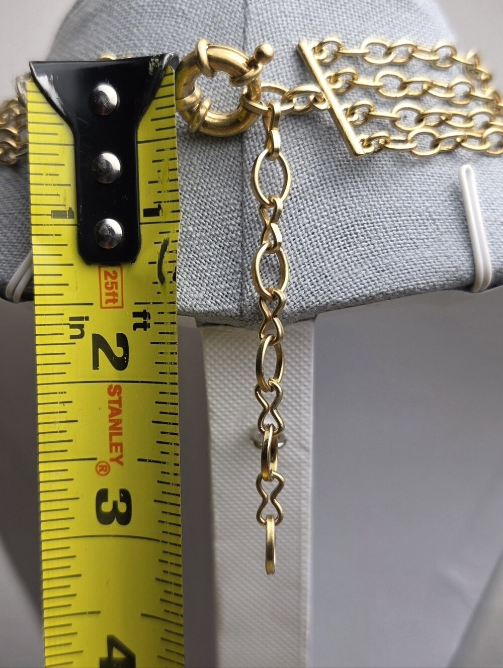 [J. Crew] Champagne Toned Multi-Strand Chunky Pearl Bubble Statement Necklace - Picture 14 of 16